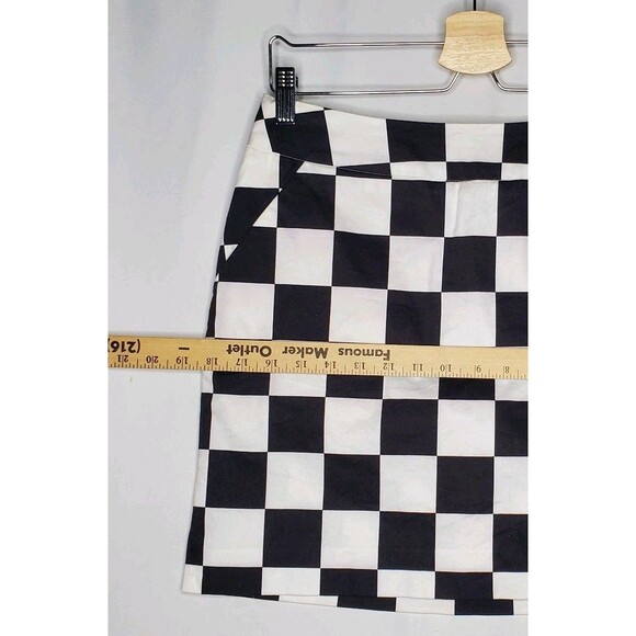 Loudmouth Skort 4 Retro Monochrome Black White - Picture 8 of 9